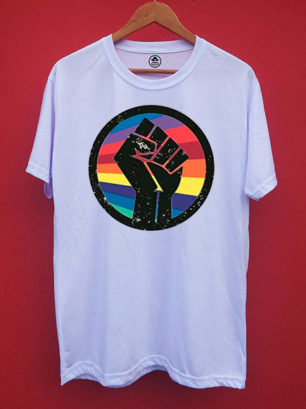 Camiseta Bandeira Gênero Fluido LGBTQIAPN+ - Mutatio